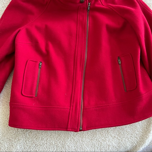 Tribal stunning! Front zip 3/4 sleeve wool jacket 10 - Picture 5 of 11